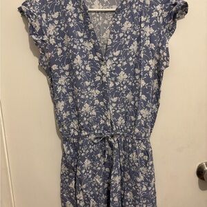 GAP Light Blue Floral Romper